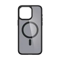 Чехол Spigen Ultra Hybrid MagSafe для iPhone 15 Pro Frost Black (ACS06720) + защитное стекло - мініатюра 3