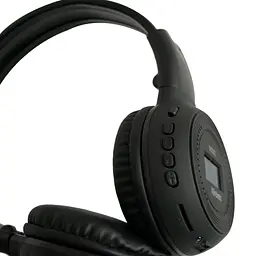 Бездротові навушники з мікрофоном "Digital wireless headphone N65BT" Чорні, накладні навушники блютуз (ST) - мініатюра 4