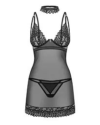 Еротичний комплект Obsessive Donarella M/L чорний - мініатюра 4