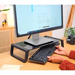 Підставка під монітор Trust Monta Glass Monitor St and Black - мініатюра 7