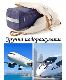 Органайзер для подорожей універсальний LoveYouHome підвісний синій (59062) - мініатюра 8