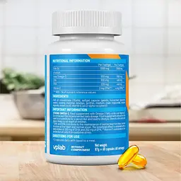 Омега-3 VPLab Strong 60 м'яких капсул - мініатюра 3