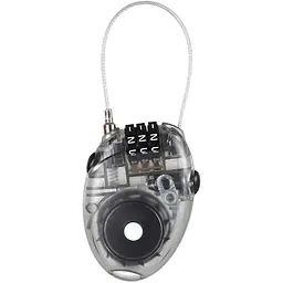 Замок Lifeventure Mini Cable Lock Сірий - мініатюра 2