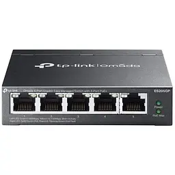 Комутатор ES205GP 5xGE (4xPoE), 65.2Вт, WebSmart TP-Link teh0018238