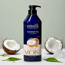 Шампунь зволожуючий Kerasys Real Nature Moisturizing Coconut Oil Shampoo з кокосовою олією 400 мл - мініатюра 2