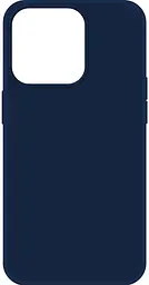 Чохол MAKE Apple iPhone 15 Pro Max Silicone Navy Blue - мініатюра 1