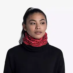 Шарф-труба Buff Polar, New Cashmir Red Чорний-Червоний - мініатюра 2