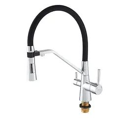 Змішувач для кухні Mixxus Premium Magnet 021 з гнучким виливом MI6973 Хром - мініатюра 6