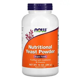 Дріжджі Nutritional Yeast Powder 284 грам NOW vit0006040