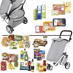 Сумка-візок ShoppingCruiser 3 Wheels 72 Grey (604362) - мініатюра 8