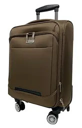 Валіза Worldline Airtex 621 малий 40 л Ручна поклажа TSA Поліестер Коричневий