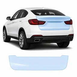 Антигравійна захисна бронеплівка за лекалами для BMW X6 E71 2008-2014 - зона кришки багажника