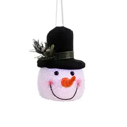 Ялинкова іграшка Luca Lighting Сніговик 14 см Чорний (8718861682953BLACK)