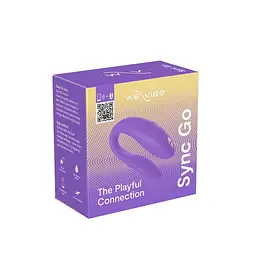 Смарт-вібратор для пар We-Vibe Sync GO Light Purple, тревел-кейс - мініатюра 10
