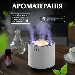 Зволожувач повітря з RGB-підсвічуванням і синхронізацією з музикою 800 мл Happy Life HPKP6262 - мініатюра 4