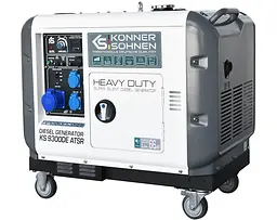 Генератор дизельний Konner&Sohnen 6.5/7 кВт KS 9300DE ATSR