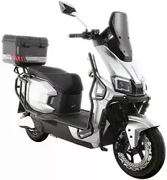 Електроскутер Двомісний Crosser V1 (2000W, 72V/23Ah) +Кофр-багажник Білий