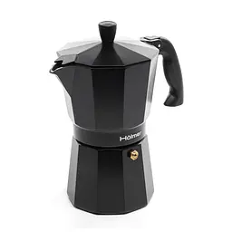 Гейзерна кавоварка Holmer CF-0450-B Black Moon 450 мл чорна (CF-0450-B Black Moon) - мініатюра 2
