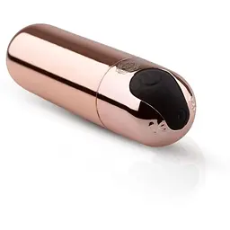 Віброкулька Rosy Gold Nouveau Bullet Vibrator рожеве золото перезаряджається - мініатюра 4