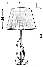 Настільна лампа Candellux 41-55071 DIVA - мініатюра 3