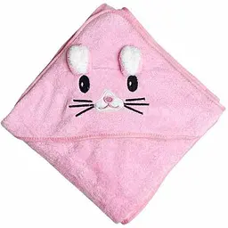 Дитячий рушник з капюшоном MGZ-0640(Pink) розмір 80х80 см