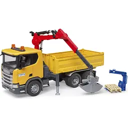 Масштабна модель автомобіля Bruder Scania Super 560R з краном-маніпулятором 1:16 з аксесуарами (03551) - мініатюра 6