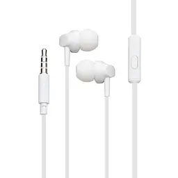 Навушники Hoco M14, вакуумні, провідні, 3.5mm, 1.2m, білі