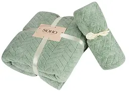 Набір рушників Soho Gentle min, в коробці, 35х75 см +70х140 см, 2 шт., м'ятний (1172К) - мініатюра 2