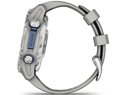 Спортивний годинник Garmin Descent Mk3 43 mm Stainless Steel with Fog Gray Silicone Band (010-02753-04/03) - мініатюра 6