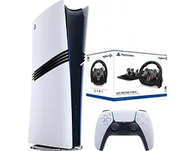 Ігрова консоль Sony PlayStation 5 Pro 2Tb + Кермо та педалі Logitech G29 Driving Force Racing Wheel - мініатюра 2