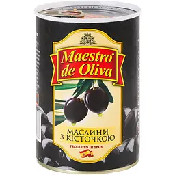 Маслини Maestro De Oliva з кісточкою 420 г (865892) - мініатюра 4