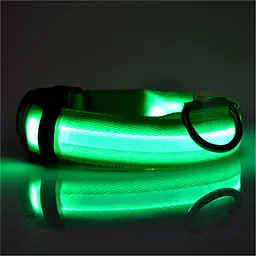 Світиться нашийник на акумуляторі (usb зарядка), розмір L - мініатюра 2