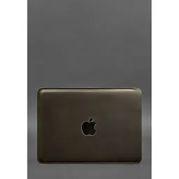 Шкіряний чохол BlankNote Crazy Horse для MacBook 13 дюймів Темно-коричневий - мініатюра 2