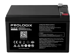 Акумулятор для ДБЖ PrologiX AGM 12V 12Ah (PL12-12)