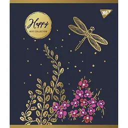 Набір зошитів Yes Happy Pantone Gold А5 в клітинку 48 аркушів 5 шт. (766873) - мініатюра 5