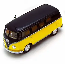 Модель автобус KT5376W Volkswagen T2 BUS Жовтий Kinsmart