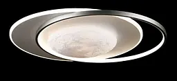 Сучасна стельова LED-люстра Splendid Ray L2907/580/2+1 LED (WHITE+GREY) - білий/сірий, 144 Вт, діаметр 58 см, від 14 до 20 м² - мініатюра 5