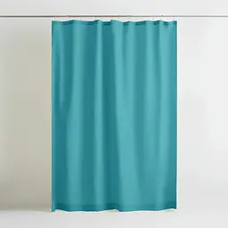 Шторка для душу та ванної Cosas з кільцями 180х180 wave, небесний (ShowerCurtains_24Wave_DUK_180x180_Hook) - мініатюра 2