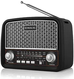 Радіоприймач Real-El X-520 Black (EL121800006) - мініатюра 3