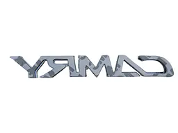 Емблема напис Camry (для Toyota) 138х19 мм Хром на скотчі Пластик(Завод) - мініатюра 2