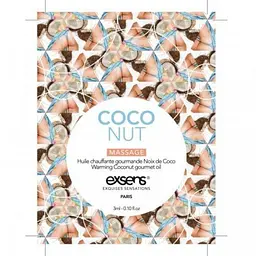 Пробник массажного масла Exsens Coconut, 3 мл