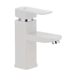 Змішувач для умивальника Plamix KUB-001 white PM0008, Білий
