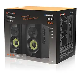 Комп'ютерні колонки REAL-EL S470B Hi-Fi 60 W Bluetooth, Optical, HDMI Black - мініатюра 6