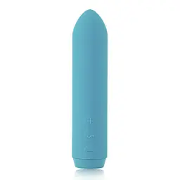 Мінівібратор Je Joue - Classic Bullet Vibrator Teal з глибокою вібрацією і фіксацією на палець + подарунок косметичка