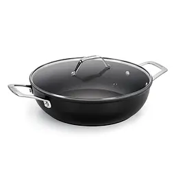 Каструля низька з кришкою BLACK TITAN 32 см, 5.8л 85560403298 BARAZZONI