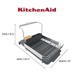 Підставка для сушки посуду KitchenAid Sinkware сіра (KEG896BXCGA) - мініатюра 11