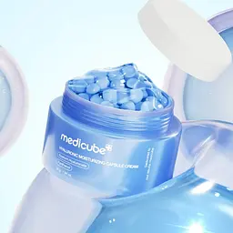 Зволожувальний капсульний крем з гіалуроновою кислотою Hyaluronic Moisturizing Capsule Cream Medicube 55 г - мініатюра 3