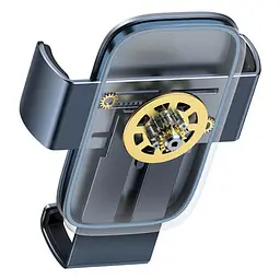 Автомобільний тримач холдер Baseus Metal AgeⅡ Gravity Car Mount Air Outlet Version SUJS000013 Dark Grey - мініатюра 4