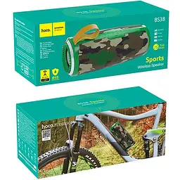 Бездротова Bluetooth-колонка Hoco BS38 Cool Freedom Wireless Speaker Camouflage Green - мініатюра 2