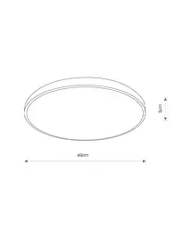 Світильник Nowodvorski 10980 Agnes Round Led Pro 1x32W 4000K 3000Lm IP44 Wh - мініатюра 2